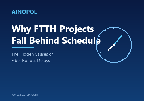 Why FTTH Projects Fall Behind Schedule: The Hidden Causes of Fiber Rollout Delays