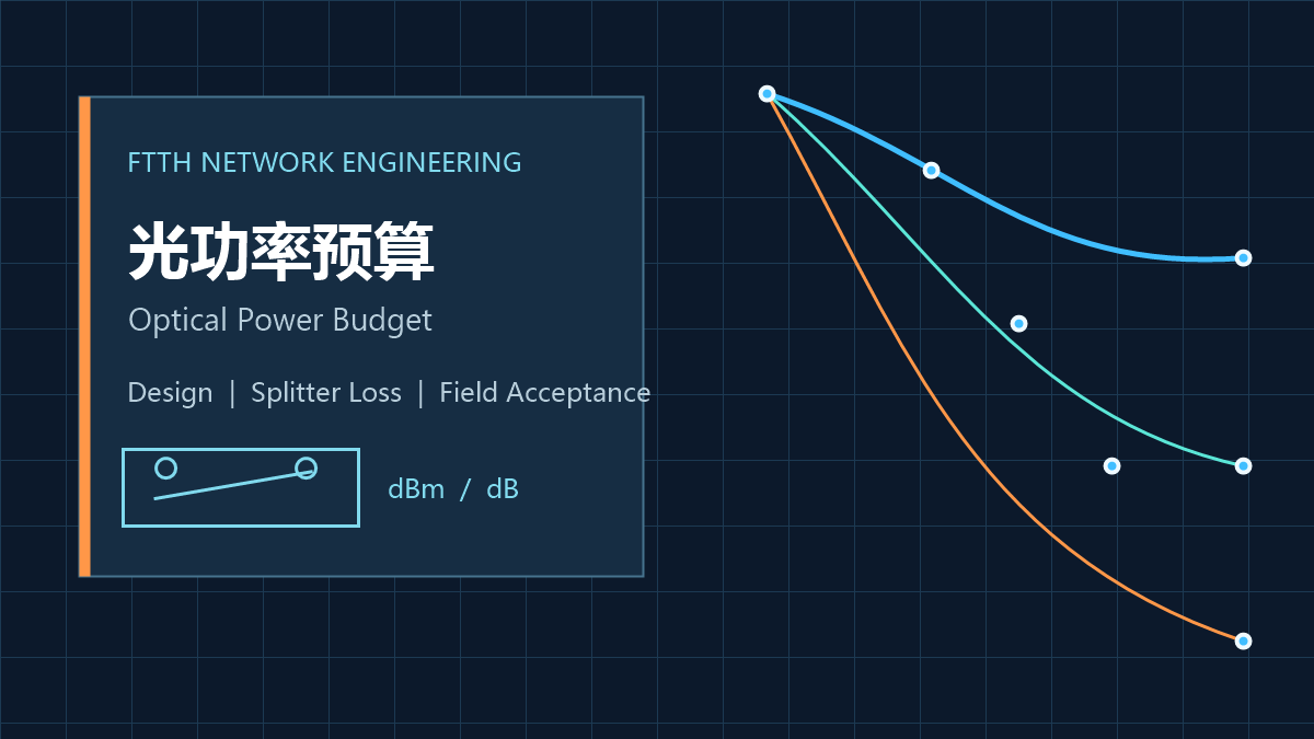 How to Build an FTTH Optical Power Budget: A Practical Guide from Design to Acceptance