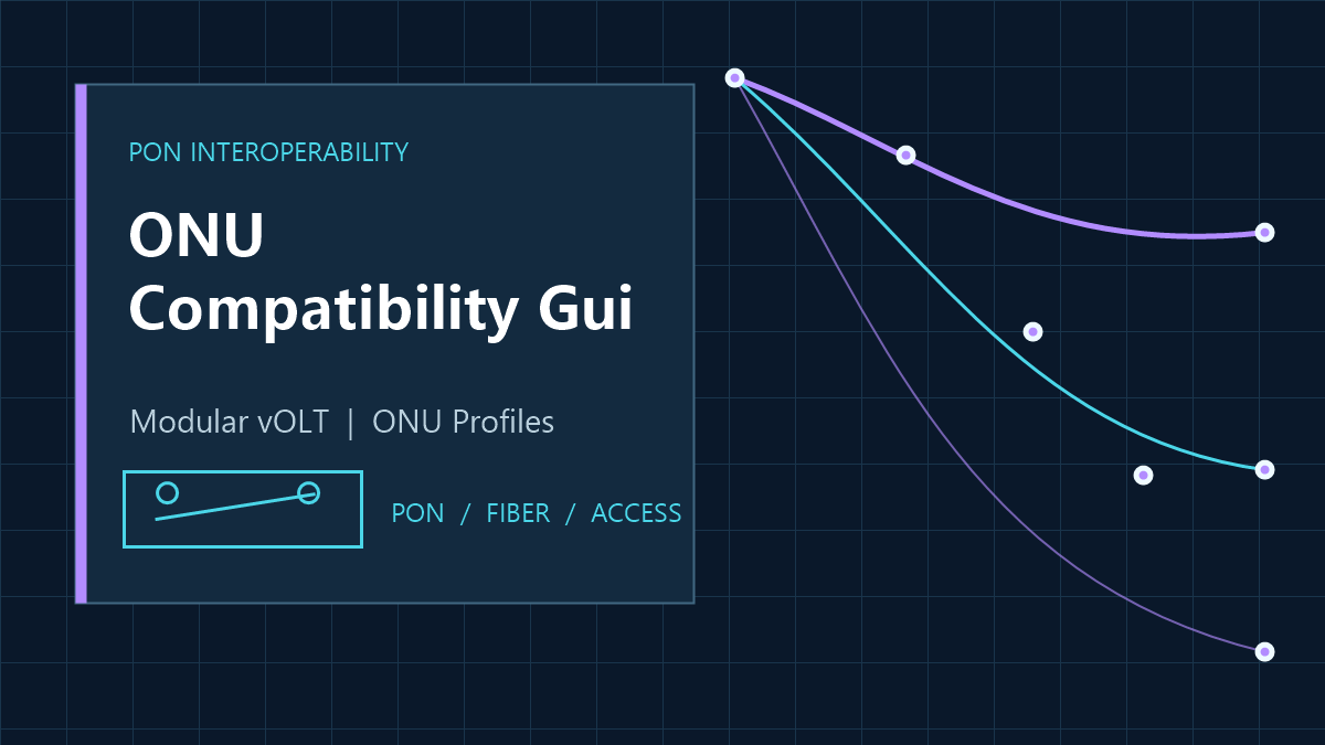 ONU Compatibility Explained: How Modular vOLT Works with 95% of ONUs